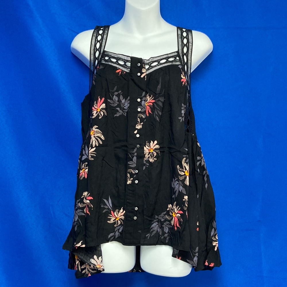 💝 COPY - GF Collection Floral Square Neck Tank (1661)
